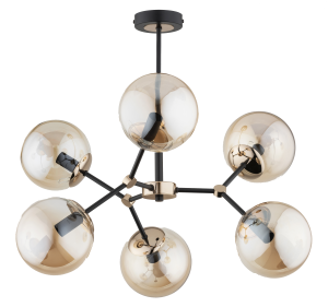 Lampa sufitowa 6-punktowa FOTON MIX GOLD