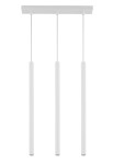 SOPEL 3 PROSTY BIAŁY lampa wisząca
