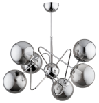 Żyrandol nowoczesny 6-punktowy CANTARA chrom