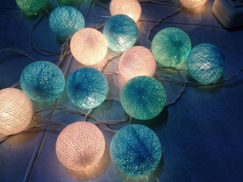 Cotton Ball Lights FROZEN 20 szt