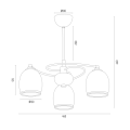 Żyrandol AVILA PLUS GOLD 6144 Argon