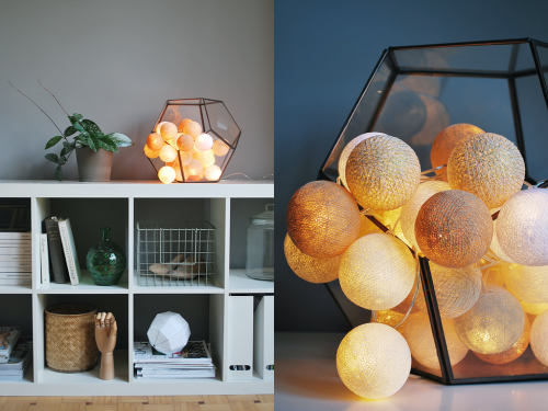 Cotton Ball Lights Sable 10 szt