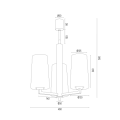 Żyrandol CAMELOT PLUS 6143 Argon