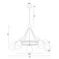 Żyrandol CHARLOTTE 2118 Argon