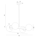 Żyrandol FREEMONT GOLD 1767 Argon