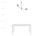 Lampa sufitowa HUNTER 2 BLACK/GRAFIT