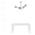 Lampa sufitowa HUNTER 4 BLACK/GRAFIT