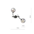 Kinkiet HUNTER K2 BLACK/GRAFIT