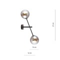 Kinkiet LINEAR K2 BLACK/GRAFIT