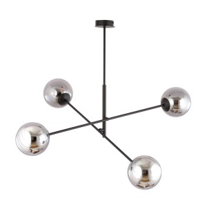 Lampa sufitowa LINEAR 4 BLACK/GRAFIT