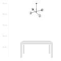 Lampa sufitowa LINEAR 4 BLACK/GRAFIT
