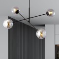 Lampa sufitowa LINEAR 4 BLACK/GRAFIT