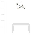 Lampa sufitowa LINEAR 6 BLACK/GRAFIT