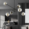 Lampa sufitowa LINEAR 6 BLACK/GRAFIT