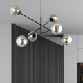 Lampa sufitowa LINEAR 6 BLACK/GRAFIT