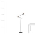 Lampa podłogowa LINEAR LP2 BLACK/GRAFIT