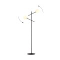 Lampa podłogowa LINEAR LP2 BLACK/OPAL