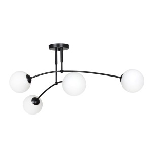 Lampa sufitowa PREGOS 4 BLACK