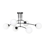 Lampa sufitowa PREGOS 6 BLACK