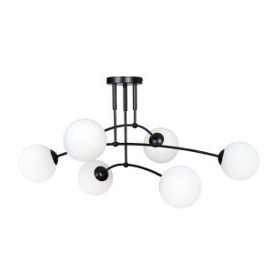 Lampa sufitowa PREGOS 6 BLACK