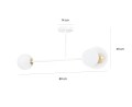 Lampa sufitowa MINERVA 2 WHITE
