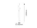  Lampa stojąca LOFT Lanny 4561 Rabalux