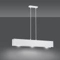 Lampa wisząca minimalistyczna GENTOR 3 WHITE