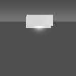 Kinkiet metalowe GENTOR K1 WHITE