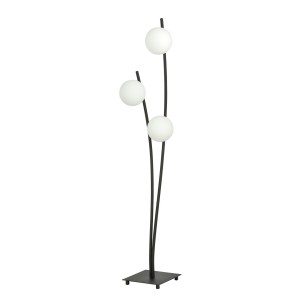 Lampa podłogowa HUNTER LP3 BLACK/OPAL