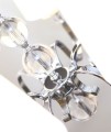 Lampa wisząca 8-punktowa glamour CHARLOTTE 75 cm chrom