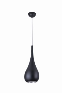 Lampa wisząca 1-punktowa nowoczesna DROP czarny