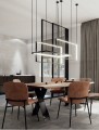 Lampa wisząca nowoczesna LED ściemnialana GEOMETRIC czarny
