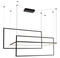 Lampa wisząca nowoczesna LED ściemnialana GEOMETRIC czarny
