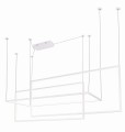 Lampa wisząca nowoczesna LED GEOMETRIC biały