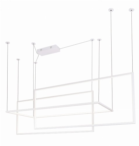 Lampa wisząca nowoczesna LED GEOMETRIC biały