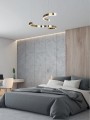 Lampa wisząca LED ściemnialna LOTUS 40W GOLD/złoty