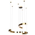 Lampa wisząca LED ściemnialna LOTUS 40W GOLD/złoty