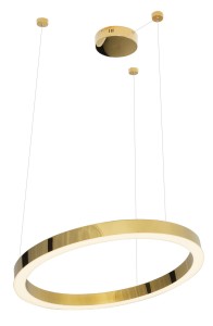 Lampa wisząca LED ściemnialna LUXURY 70 CM GOLD/złoty