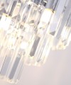 Lampa wisząca z kryształkami glamour MONACO Ø 60 cm chrom