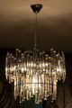 Lampa wisząca 9-punktowa z kryształkami glamour NEMO chrom