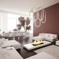 Lampa wisząca LED  5-punktowa OLIVIA V GOLD/złoty