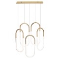 Lampa wisząca LED  5-punktowa OLIVIA V GOLD/złoty