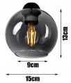 Nowoczesna Lampa Stojąca Szklane Kule #383 