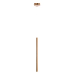 Lampa wisząca nowoczesna 1-punktowa ORGANIC I miedź szczotkowana