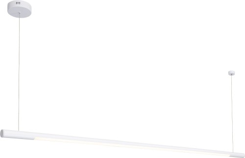 Lampa wisząca nowoczesna LED ORGANIC HORIZON 150CM biały