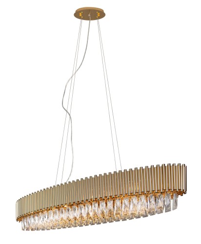 Lampa wisząca kryształy glamour PASSION GOLD