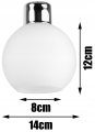 Lampa Podłogowa Szklane Kule WHITE GLASS #551 