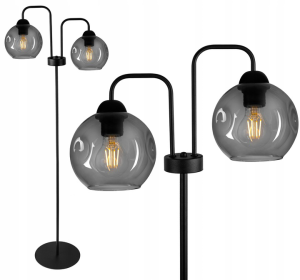 Lampa Podłogowa LOFT Szklane Kule #568 