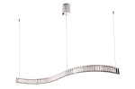 Lampa wisząca z kryształkami glamour SAPHIR 18W chrom