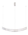 Lampa wisząca z kryształkami glamour SAPHIR 13W chrom